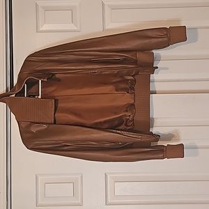 GAP Cognac Bomber Jacket